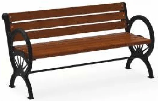 PM 25 Park Bankı — Park Bankları, Park Misa katalog sayfası ve teknik ölçüleri